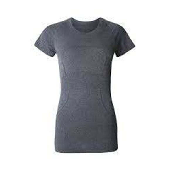 lululemon athletica Tops - Lululemon Womens Swiftly‎ Tech Short Sleeve Shirt Crew 2.0 Gray Heather Size 4